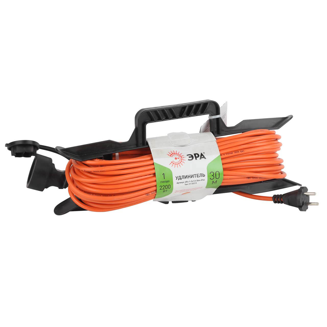 

Удлинитель силовой ЭРА UFx-1-2x1.0-30m-IP44 Б0043041, Оранжевый, UFx-1-2x1.0-30m-IP44 UFx
