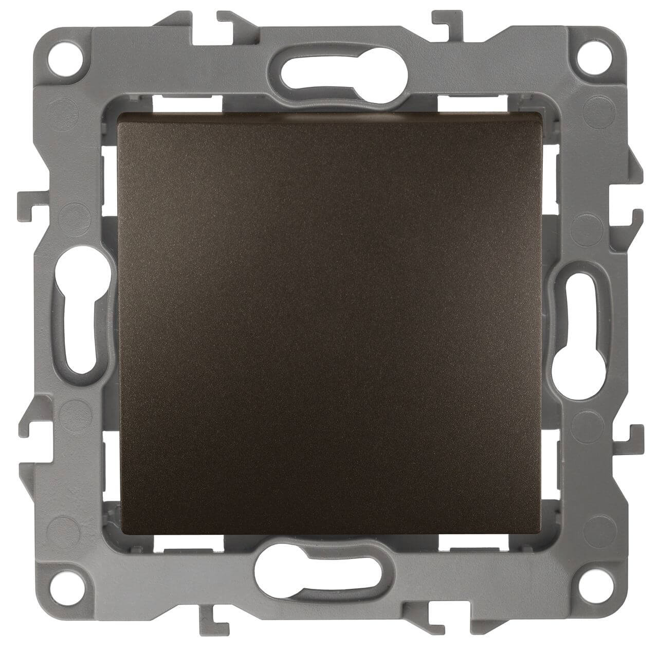 

Переключатель одноклавишный ЭРА 12 10AX 250V 12-1103-13 Б0019284, Бронза, 12-1103-13 Эра12