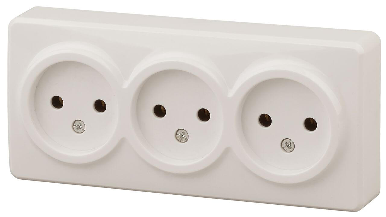 

Розетка ЭРА Эксперт 3х2P 16A 250V 11-2207-02 Б0020698, Слоновая кость, 11-2207-02 Эксперт