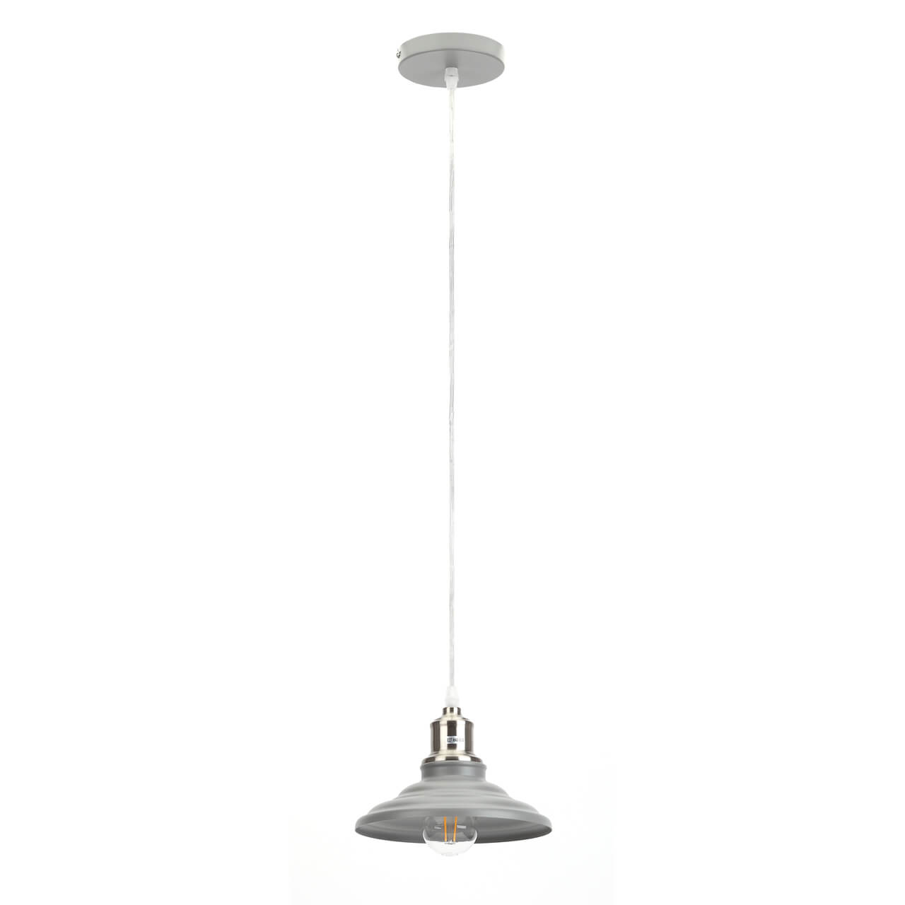 

Подвесной светильник ЭРА Loft PL4 GR/SN Б0037448, Серый, PL4 GR/SN Loft