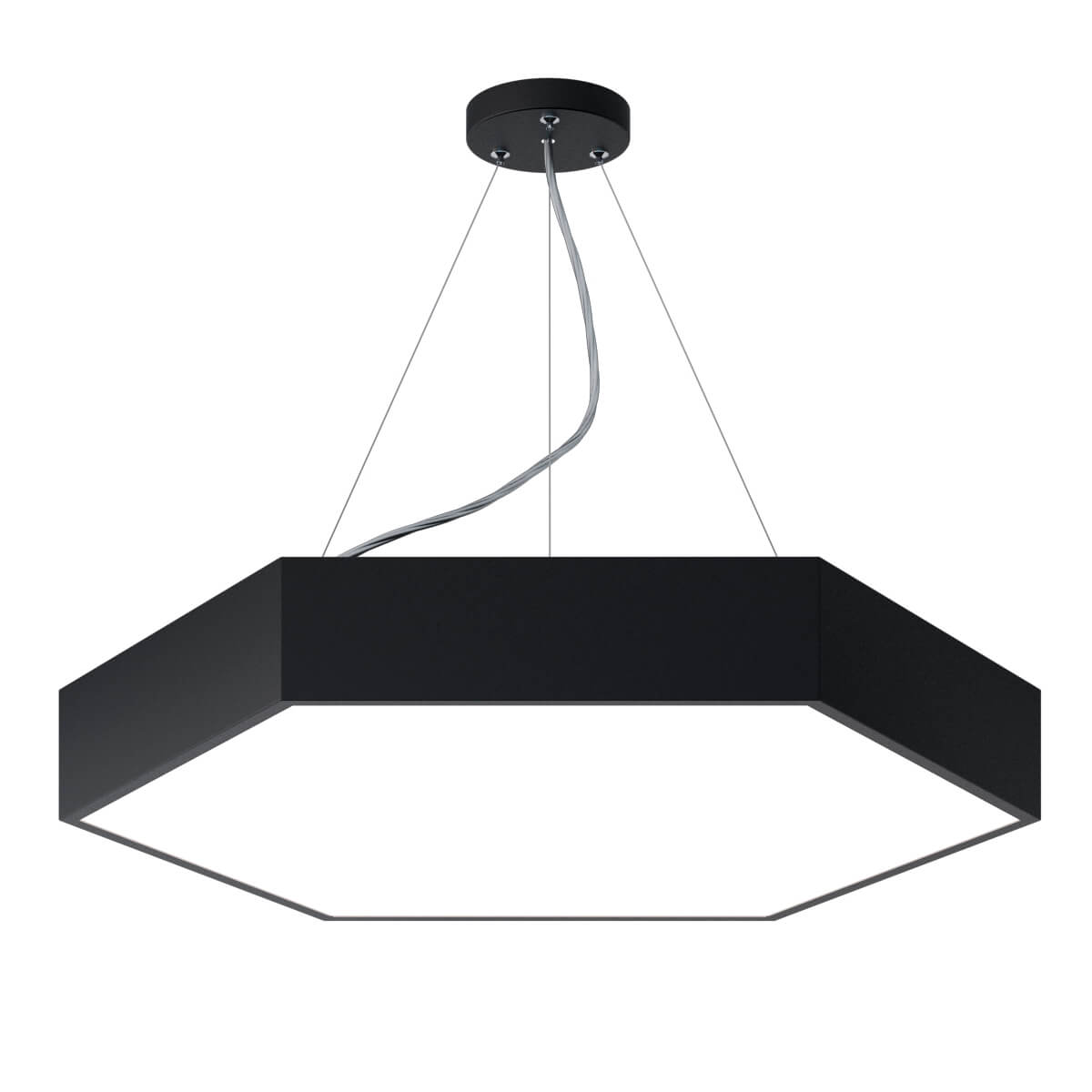 

Подвесной светодиодный cветильник Geometria ЭРА Hexagon SPO-121-B-40K-038 38Вт 4000К черный Б0050551, SPO-121-B-40K-038 Geometria