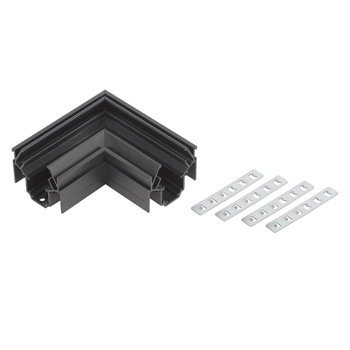 

Коннектор ЭРА TRM-PC20-CC-B угловой для магнитного трекового шинопровода NOVA TRM-PC20 черный Б0054793, TRM-PC20-CC-B
