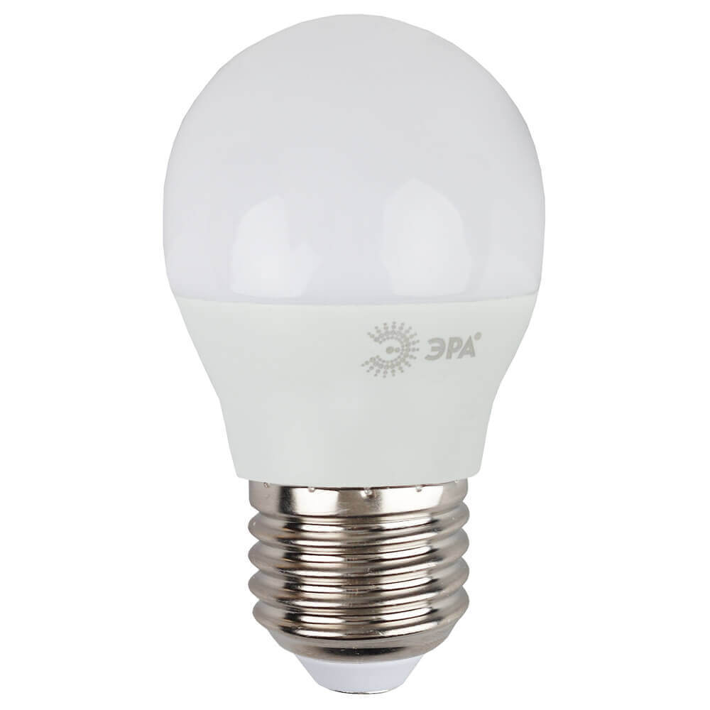 

Лампа светодиодная ЭРА E27 9W 4000K матовая LED P45-9W-840-E27 Б0029044, LED P45-9W-840-E27 LED P45