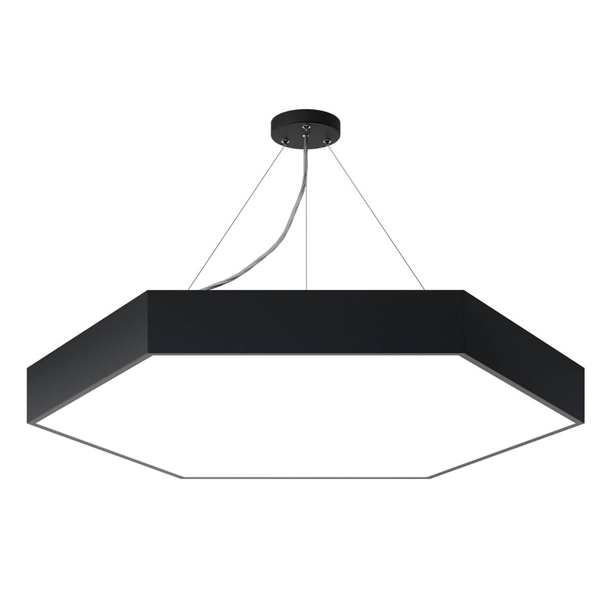 

Подвесной светодиодный cветильник Geometria ЭРА Hexagon SPO-122-B-40K-066 66Вт 4000К черный Б0050553, SPO-122-B-40K-066 Geometria