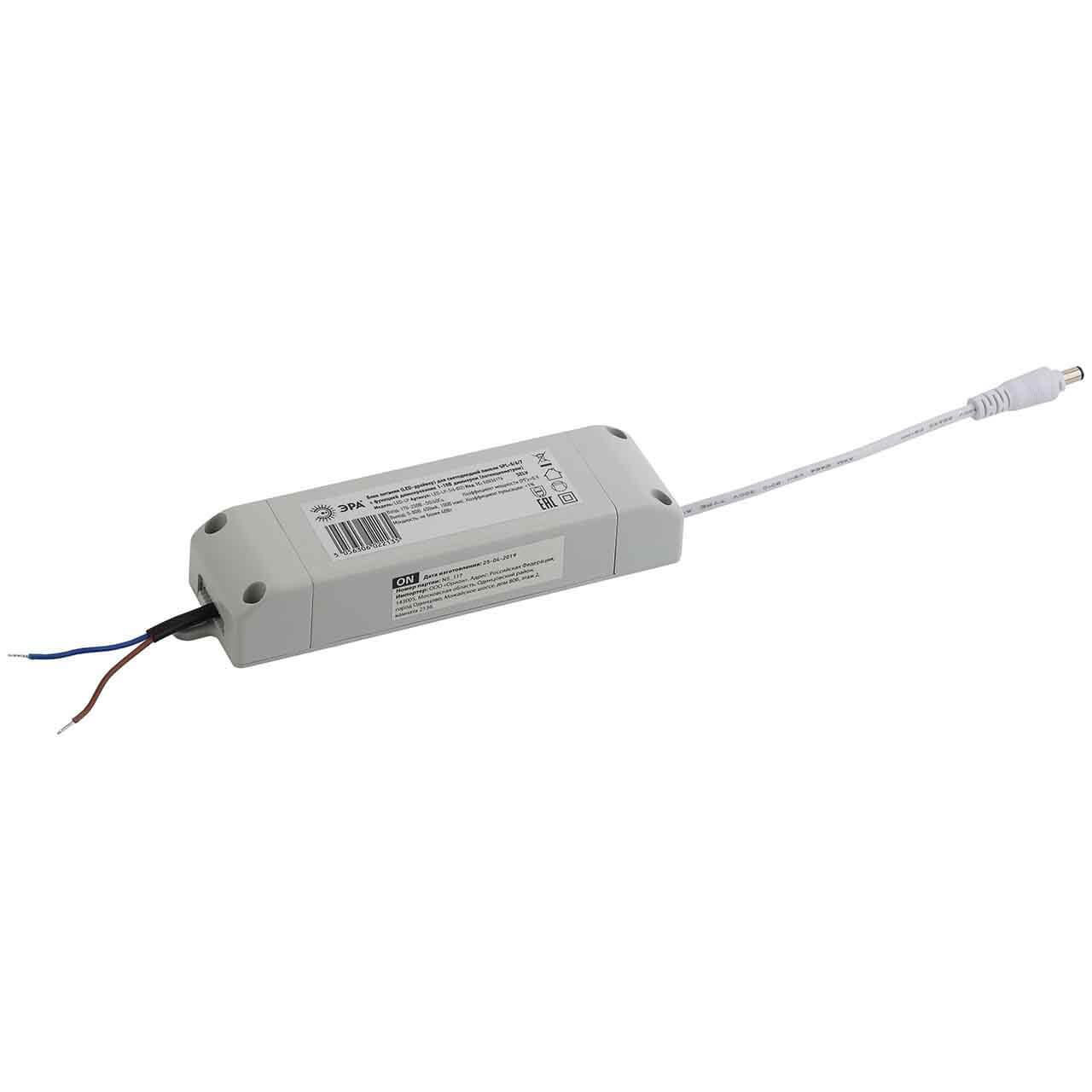 

Драйвер ЭРА 0-80V 40W IP20 0,45A LED-LP-5/6 (D2) Б0036176, Серый, LED-LP-5/6 (D2) ()