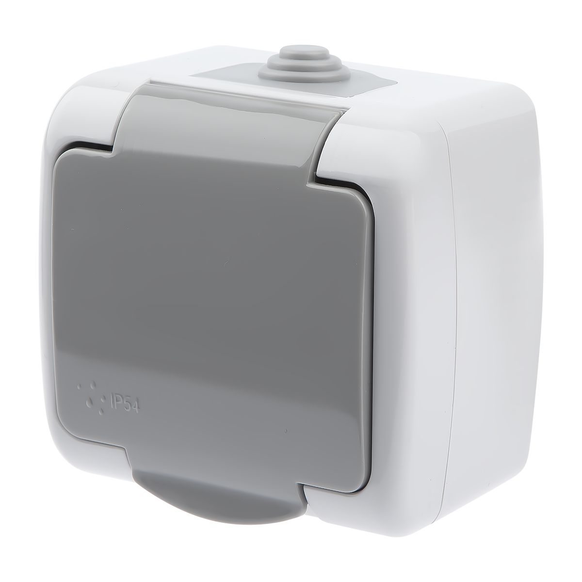 

Розетка ЭРА Intro Atlantic Schuko 2P+E 16A 250V со шторками с крышкой 5-202-03 Б0050946, Серый, 5-202-03 Intro Atlantic