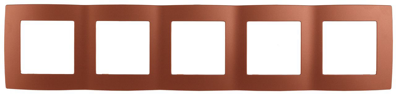 

Рамка 5-постовая ЭРА 12 12-5005-14 Б0019384, Медь, 12-5005-14 Эра12