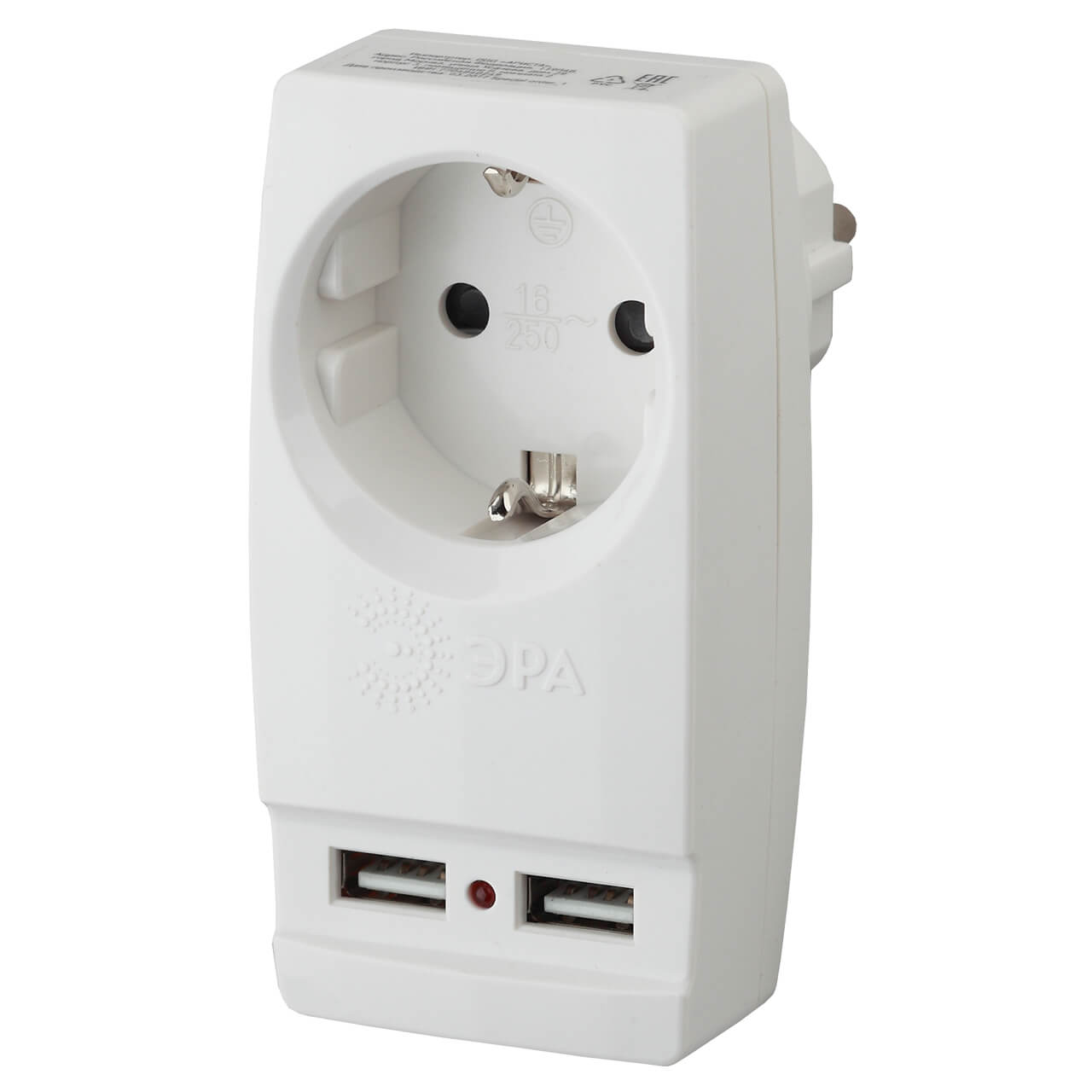 

Сетевой разветвитель ЭРА SP-1e-USB-W Б0026332, Белый, SP-1e-USB-W SP