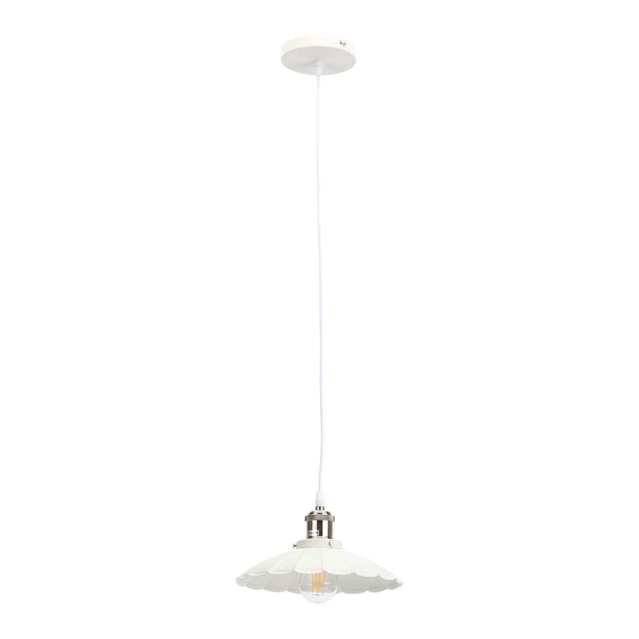 

Подвесной светильник ЭРА Loft PL3 WH/SN Б0037437, Белый, PL3 WH/SN Loft