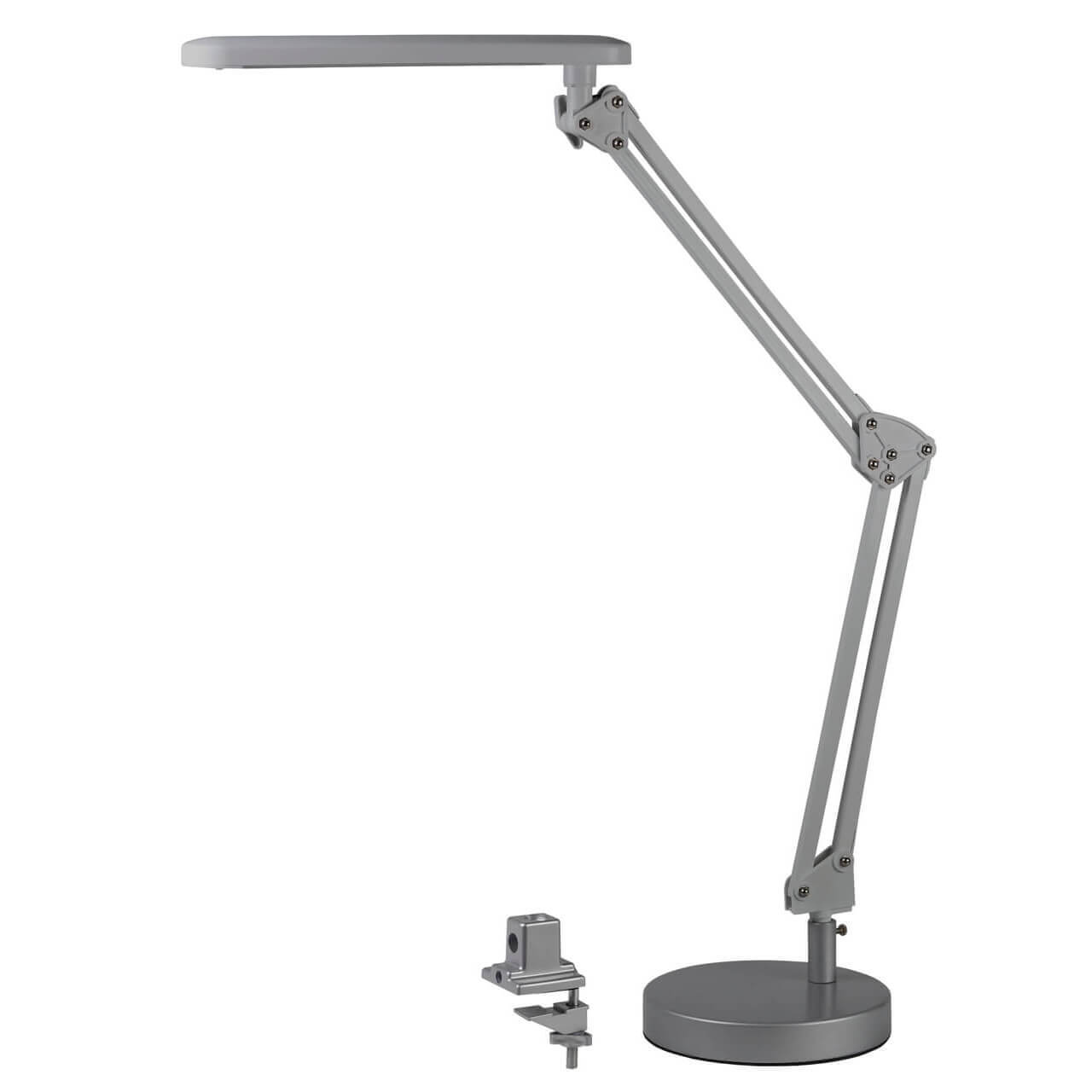 

Настольная лампа ЭРА NLED-440-7W-S Б0008001, Серебро, NLED-440-7W-S NLED-440