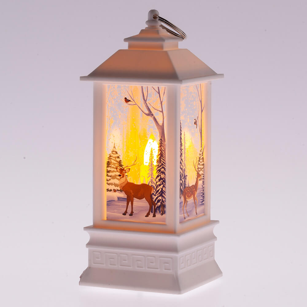 

Светодиодная новогодняя фигура ЭРА EGNDS-05 Сказочный лес 1 LED Б0051938, Белый, EGNDS-05