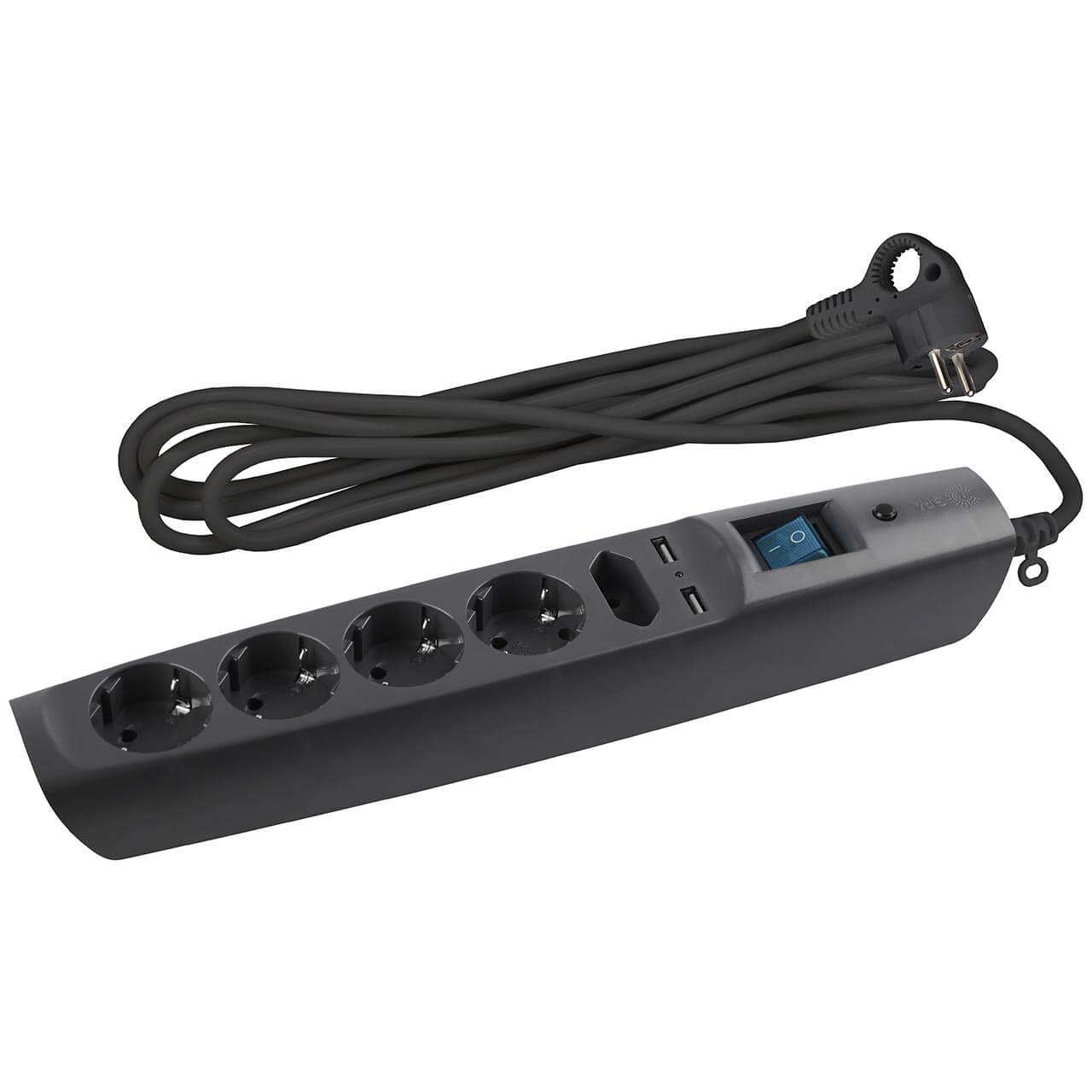 

Сетевой фильтр ЭРА SFU-5es-2m-B C0043326, Темно-серый, SFU-5es-2m-B SFU