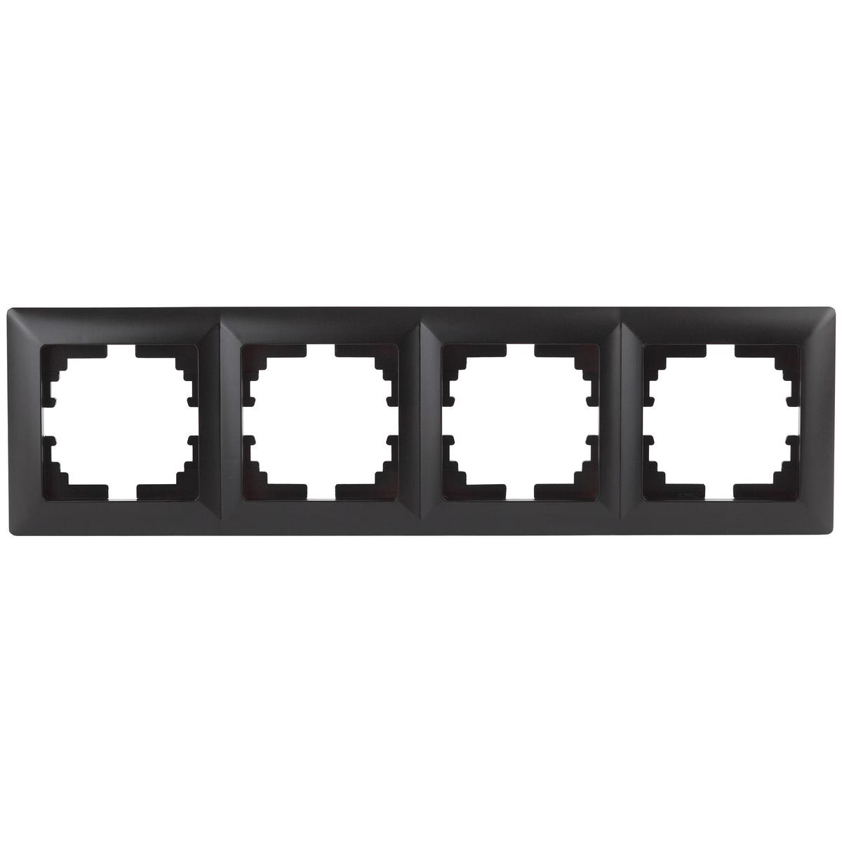 

Рамка 4-постовая ЭРА Intro Solo антрацит 4-504-05 Б0043428, 4-504-05 Solo антрацит