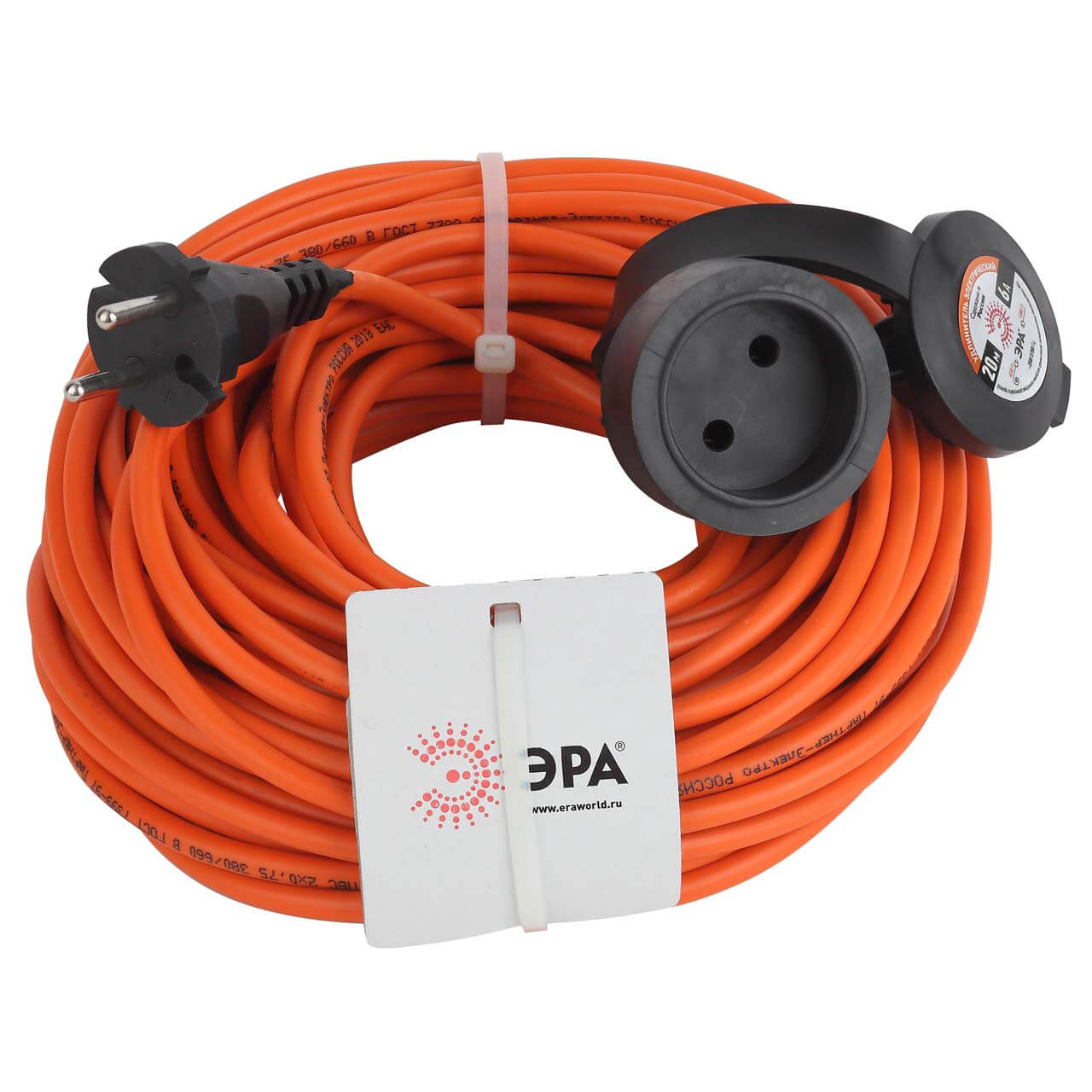 

Удлинитель силовой ЭРА UPx-1-2x0.75-20m-IP44 Б0043037, Оранжевый, UPx-1-2x0.75-20m-IP44 UPx