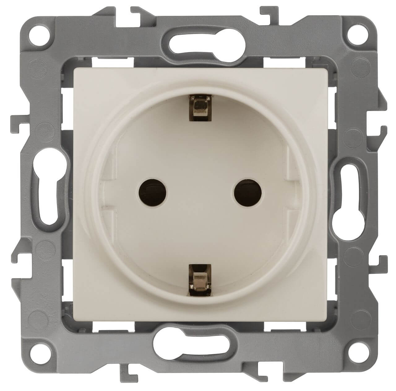

Розетка ЭРА 12 2P E Schuko 16A 250V 12-2101-02 Б0014676, Слоновая кость, 12-2101-02 Эра12