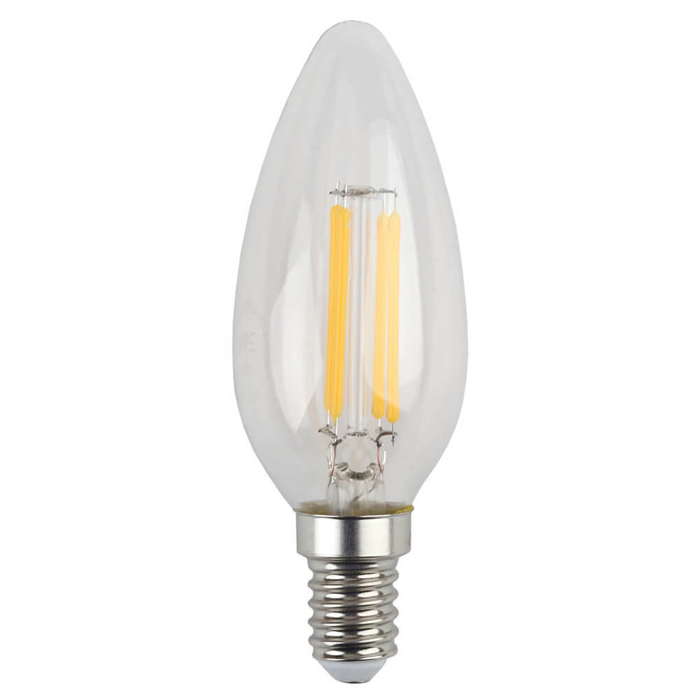 

Лампа светодиодная филаментная ЭРА E14 5W 2700K прозрачная F-LED B35-5W-827-E14 Б0019002, F-LED B35-5W-827-E14 F-LED B35