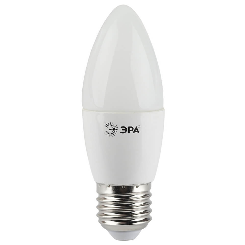 

Лампа светодиодная ЭРА E27 7W 4000K матовая LED B35-7W-840-E27 Б0020540, LED B35-7W-840-E27 LED B35