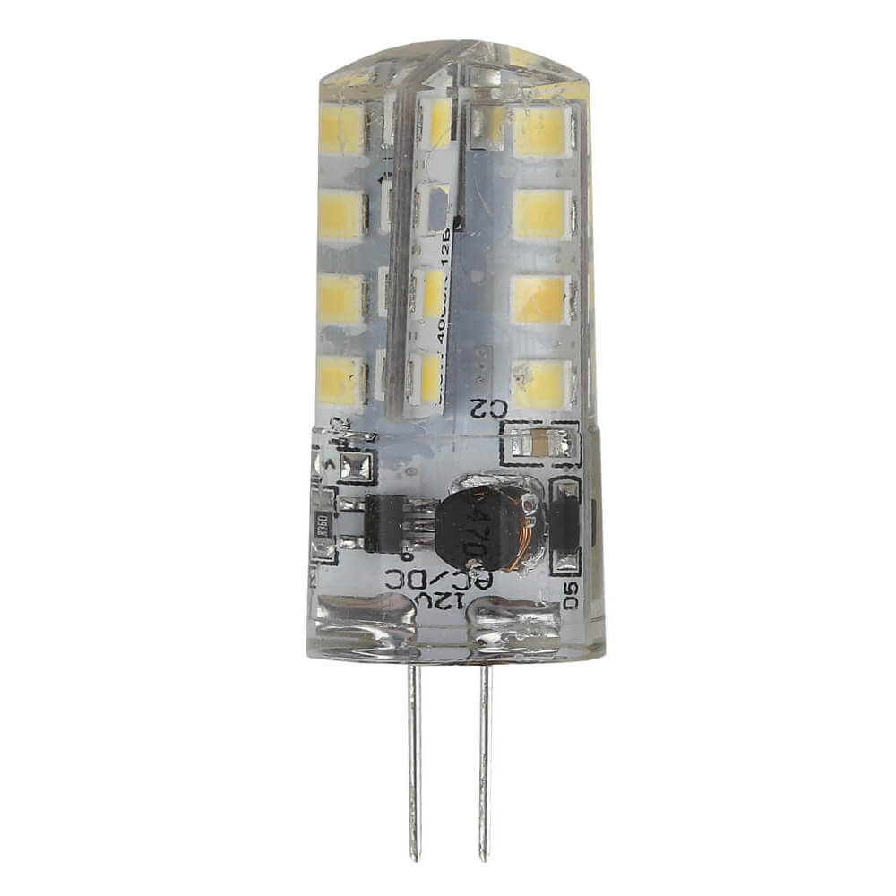 

Лампа светодиодная ЭРА G4 3W 2700K прозрачная LED JC-3W-12V-827-G4 Б0033193, LED JC-3W-12V-827-G4 LED JC