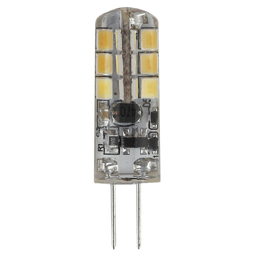 

Лампа светодиодная ЭРА G4 1,5W 2700K прозрачная LED JC-1,5W-12V-827-G4 Б0033188, LED JC-1,5W-12V-827-G4 LED JC