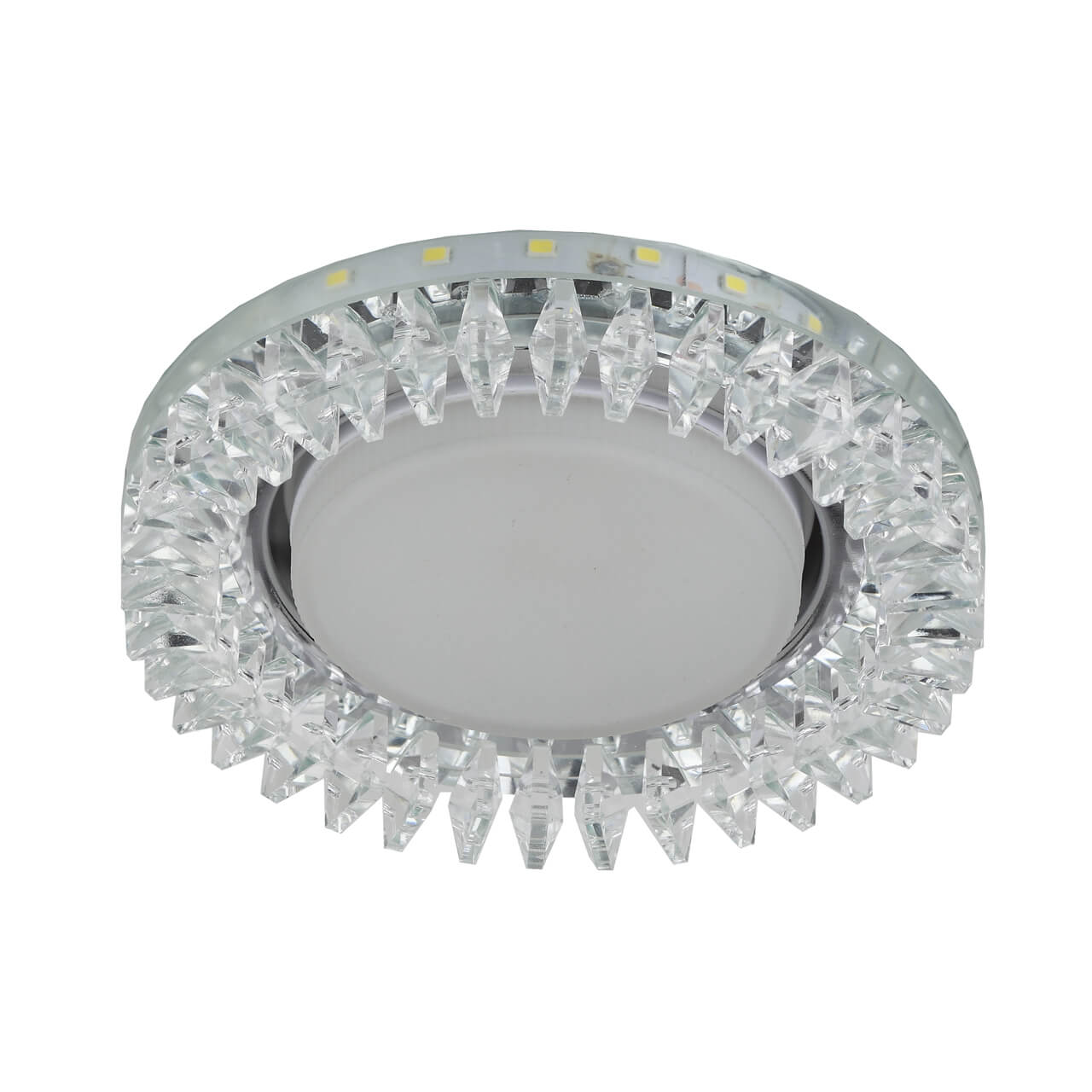 

Встраиваемый светильник ЭРА LED с подсветкой DK LD20 SL/WH Б0028065, Серебро, DK LD20 SL/WH LED ()