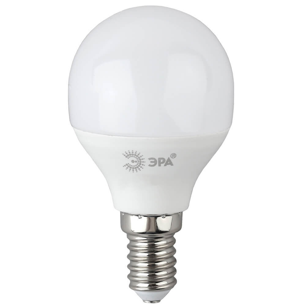 

Лампа светодиодная ЭРА E14 8W 6500K матовая P45-8W-865-E14 R Б0045358, Белый, P45-8W-865-E14 R