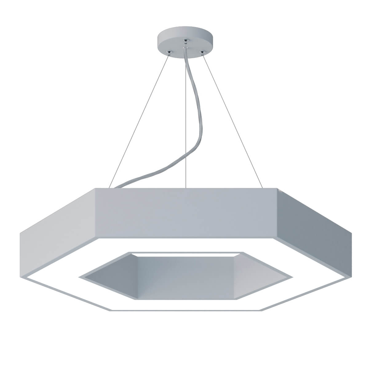 

Подвесной светодиодный cветильник Geometria ЭРА Hexagon SPO-123-W-40K-045 45Вт 4000К белый Б0050554, SPO-123-W-40K-045 Geometria