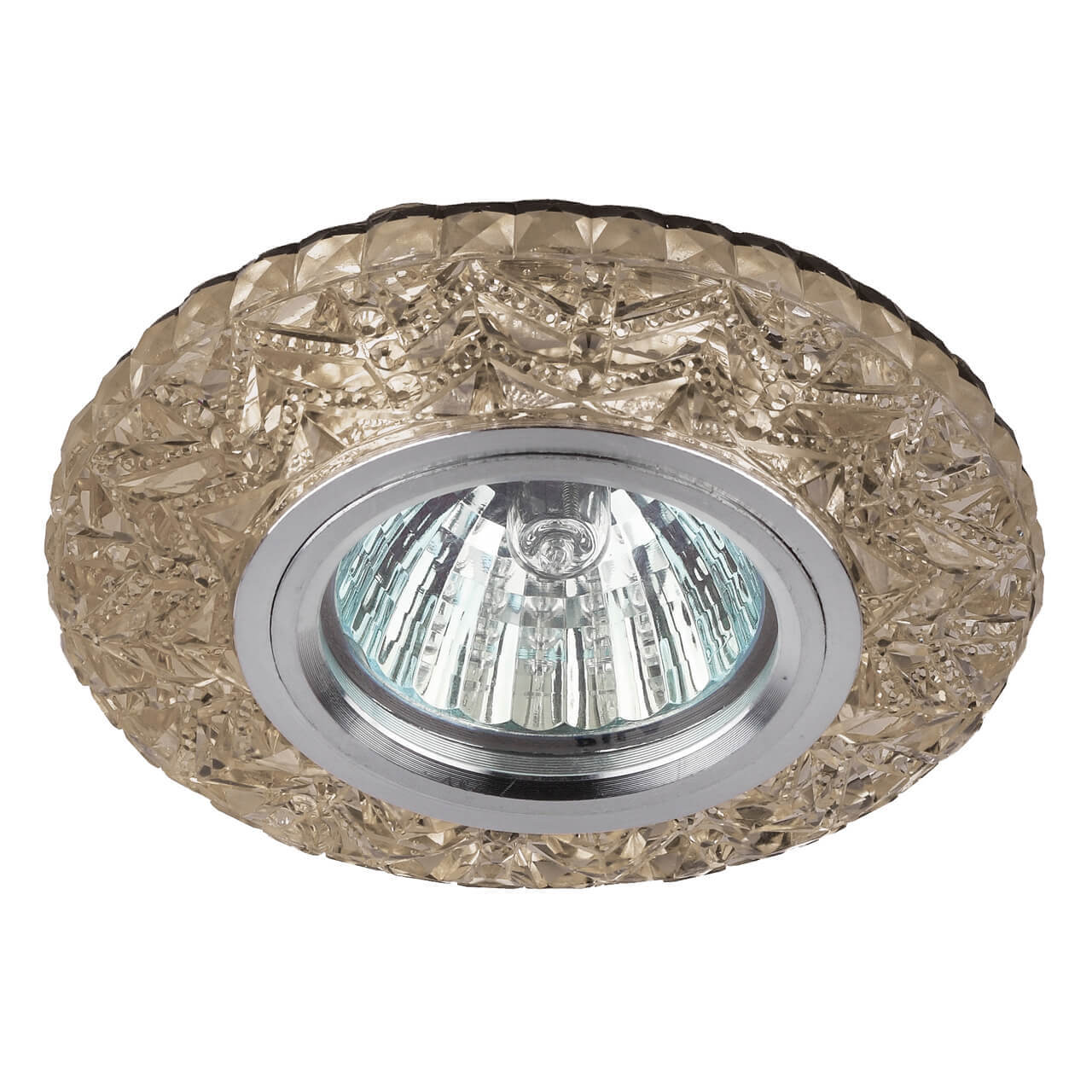 

Встраиваемый светильник ЭРА LED с подсветкой DK LD4 CHP/WH Б0028122, Коричневый, DK LD4 CHP/WH LED ()