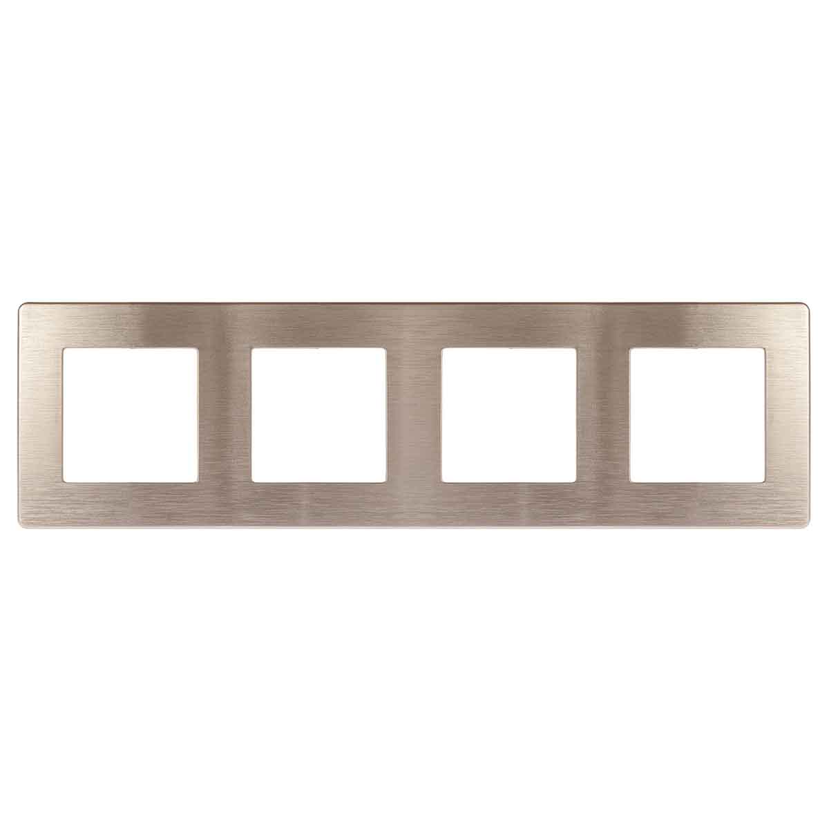 

Рамка 4-постовая ЭРА 12 сатин бронза 12-5104-13 Б0052536, 12-5104-13 12 сатин бронза