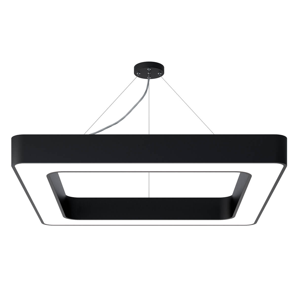 

Подвесной светодиодный cветильник Geometria ЭРА Quadro SPO-162-B-40K-070 70Вт 4000К черный Б0050585, SPO-162-B-40K-070 Geometria