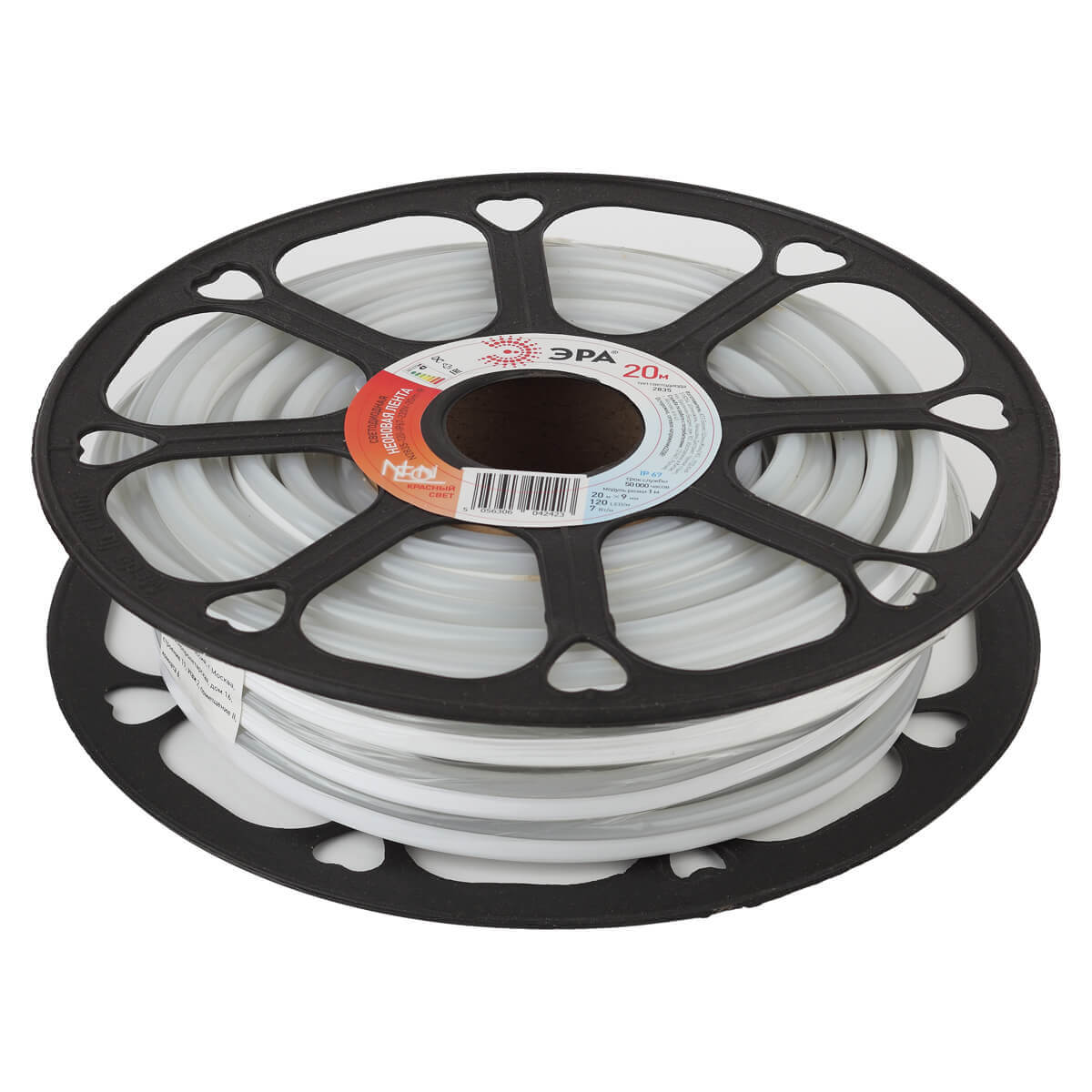 

Гибкий неон ЭРА 2835SMD красный 20M N2835-120-IP67-220V-20m-R Б0043077, N2835-120-IP67-220V-20m-R