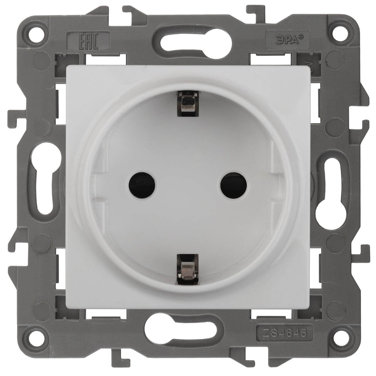 

Розетка ЭРА Elegance 2P E Schuko со шторками 16A 250V 14-2102-01 Б0034272, Белый, 14-2102-01 Elegance
