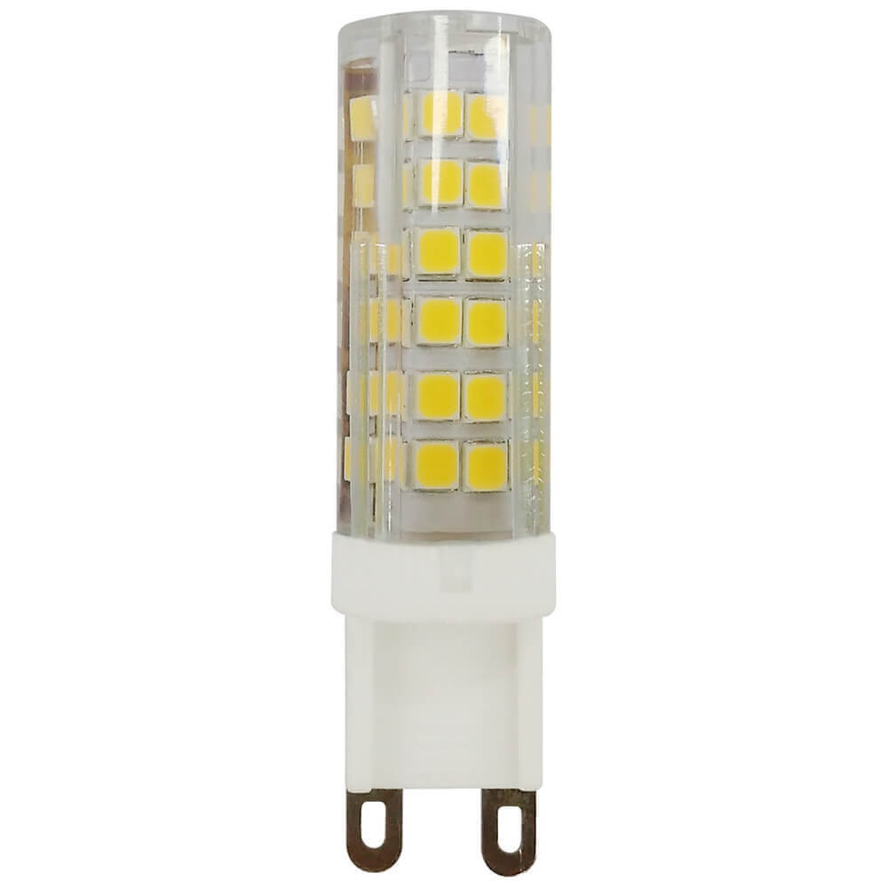 

Лампа светодиодная ЭРА G9 7W 2700K прозрачная LED JCD-7W-CER-827-G9 Б0027865, LED JCD-7W-CER-827-G9 LED JCD