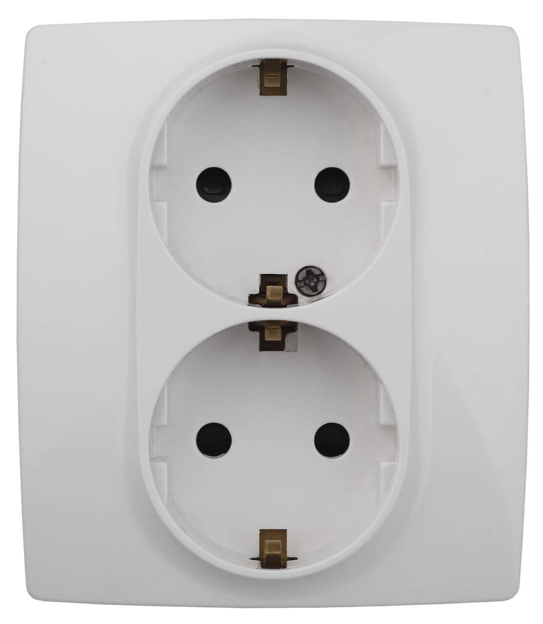 

Розетка ЭРА 12 2x2P E Schuko со шторками 16A 250V 12-2104-01 Б0014699, Белый, 12-2104-01 Эра12