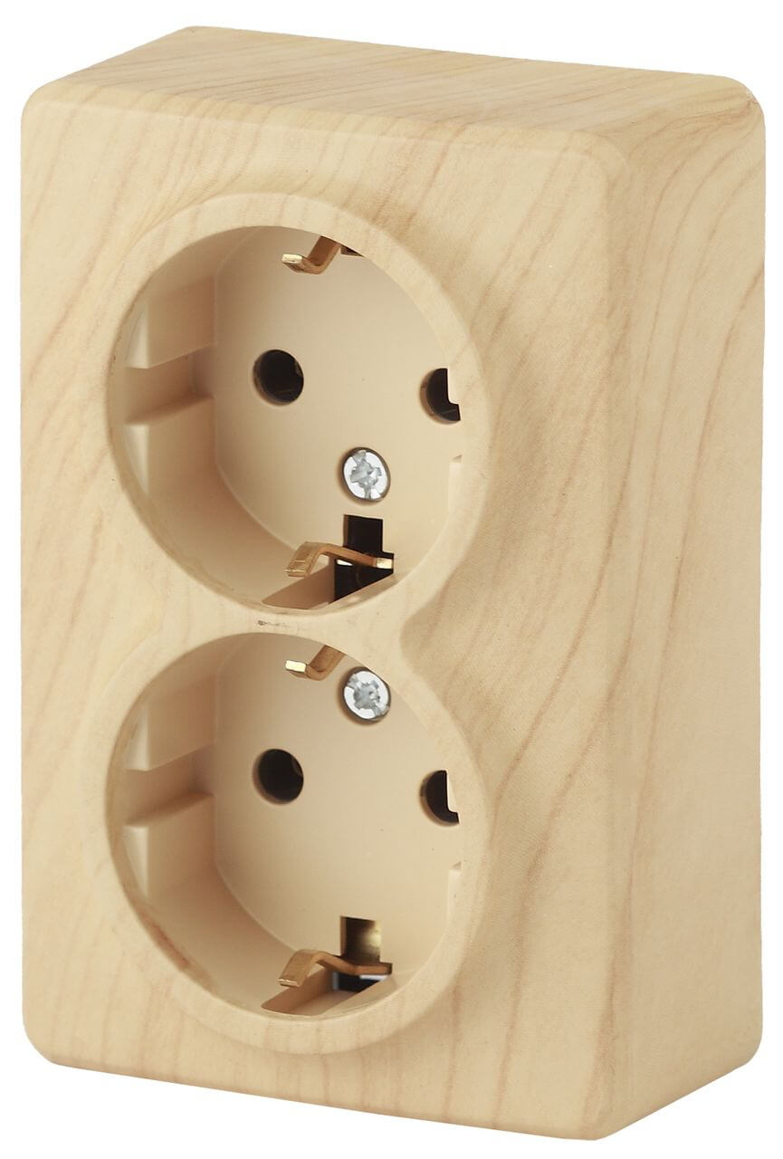 

Розетка ЭРА Эксперт 2х2P E Schuko 16A 250V 11-2205-11 Б0020693, Бежевый, 11-2205-11 Эксперт
