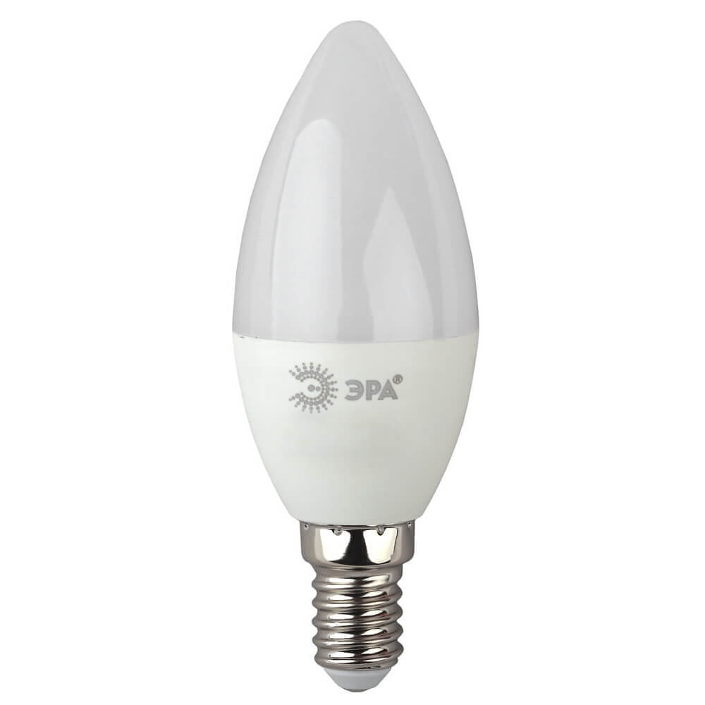 

Лампа светодиодная ЭРА E14 7W 2700K матовая LED B35-7W-827-E14 Б0020538, LED B35-7W-827-E14 LED B35