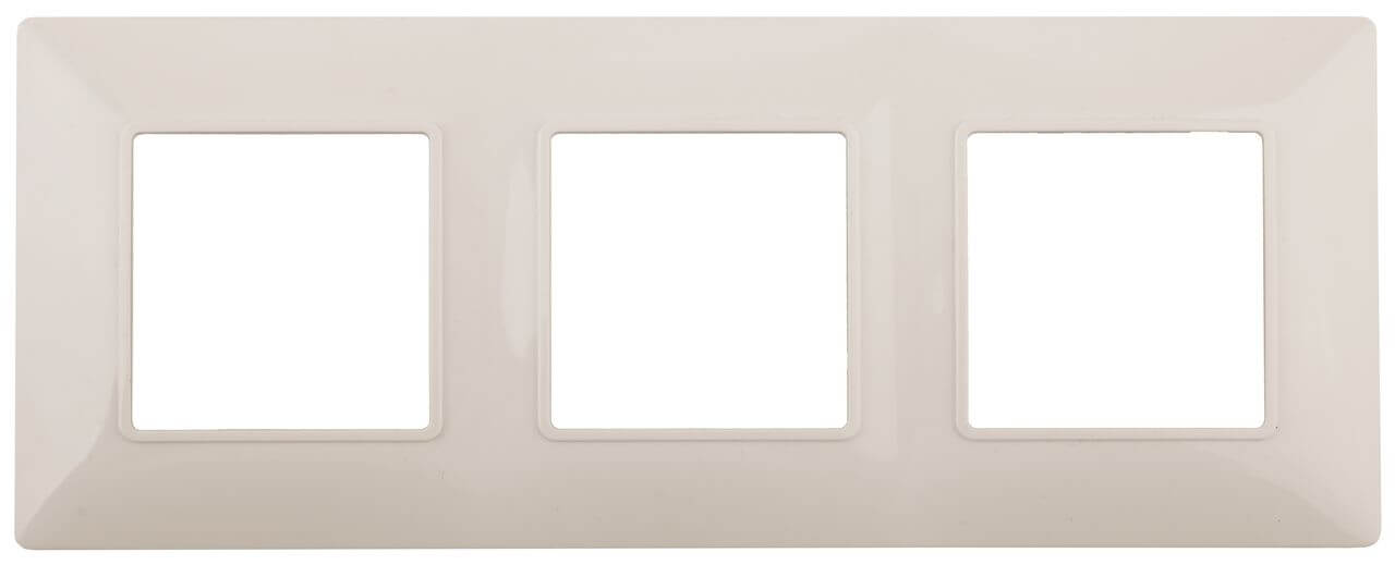 

Рамка 3-постовая ЭРА Elegance 14-5003-02 Б0034394, Слоновая кость, 14-5003-02 Elegance