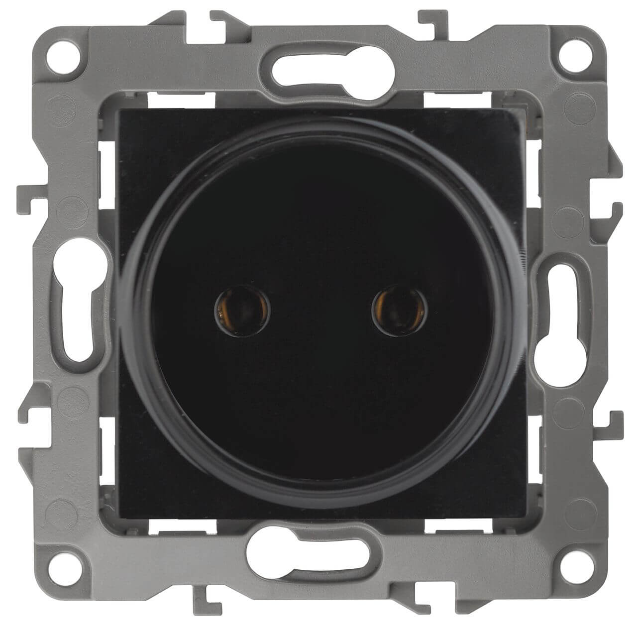 

Розетка ЭРА 12 2P 16A 250V 12-2105-06 Б0018259, Черный, 12-2105-06 Эра12