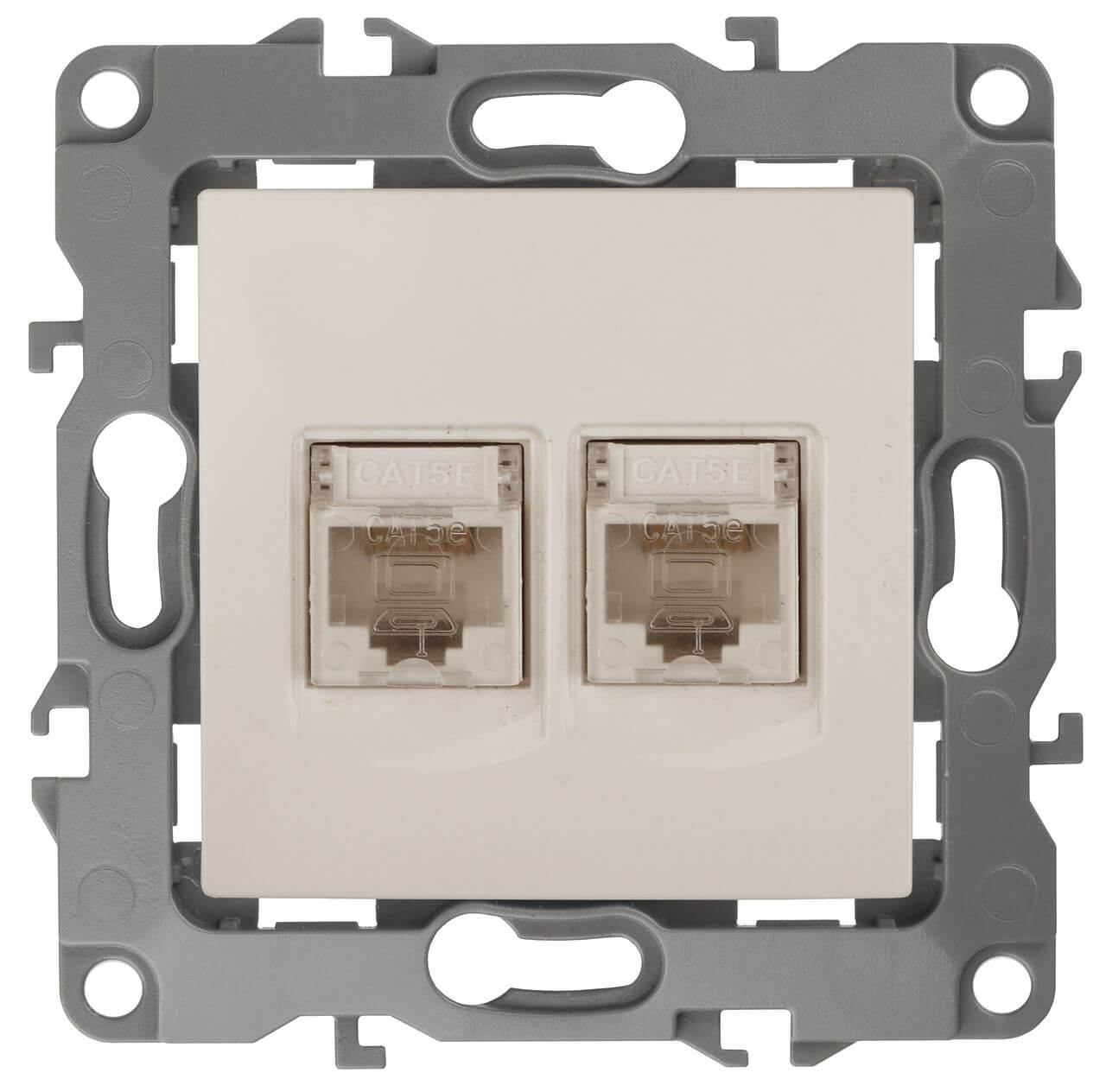

Розетка комбинированная RJ45+RJ11 ЭРА 12 12-3109-02 Б0018249, Слоновая кость, 12-3109-02 Эра12