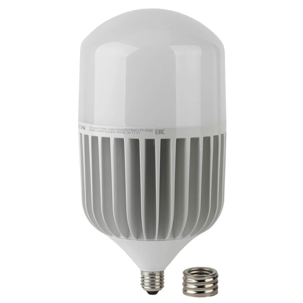 

Лампа светодиодная ЭРА E40 100W 6500K матовая LED POWER T160-100W-6500-E27/E40 Б0032090, LED POWER T160-100W-6500-E27/E40 LED POWER T160