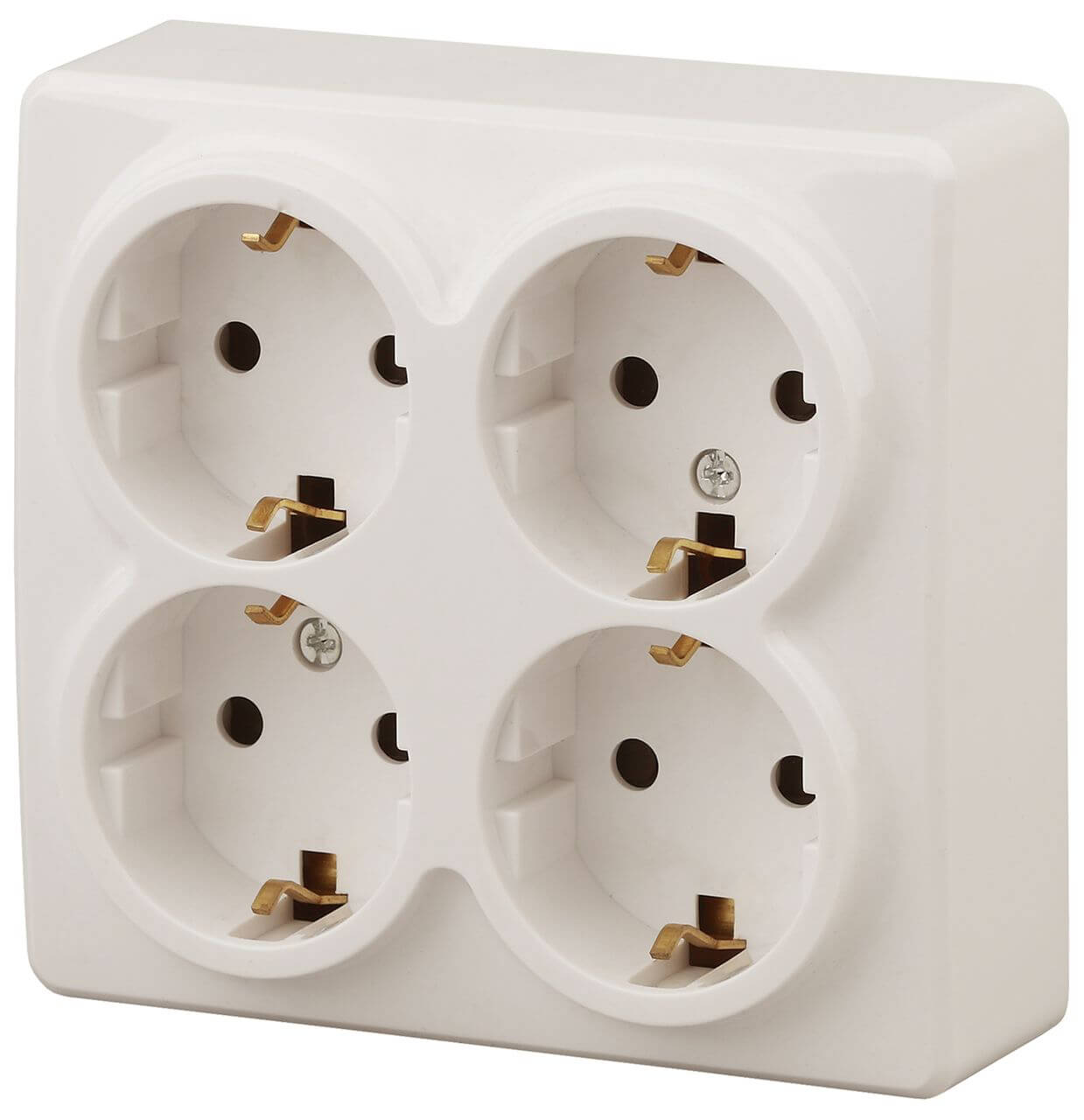 

Розетка ЭРА Эксперт 4х2P E со шторками Schuko 16A 250V 11-2211-02 Б0020710, Слоновая кость, 11-2211-02 Эксперт