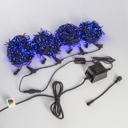 

Светодиодная гирлянда Луч 220V синяя без мерцания 05-1758 LED-SP1000-4x25-24-B-B