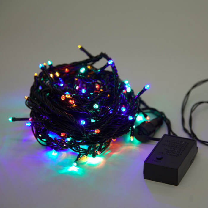 

Светодиодная гирлянда Нить 220V разноцветная с мерцанием 05-1980 LED-2W-BS100-10-220-M-CON