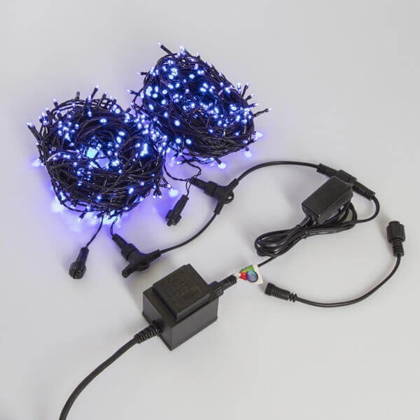 

Светодиодная гирлянда Луч 220V синяя без мерцания 05-1755 LED-SP500-2x25-24-B-B