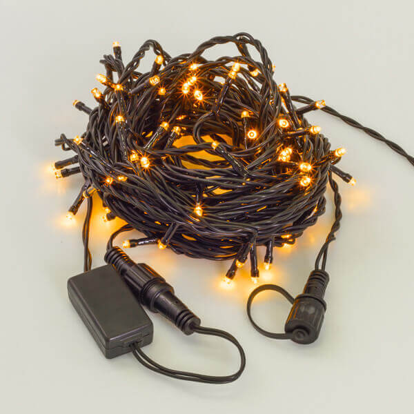 

Светодиодная гирлянда Нить 220V желтая с мерцанием 05-598 LED-BS100-10-220-Y-B20F