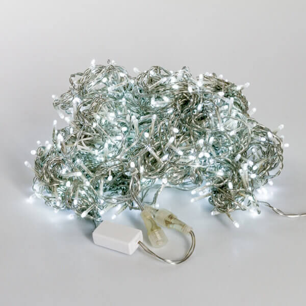 

Светодиодная гирлянда Занавес 220V холодный белый с мерцанием 08-1565 LED-IL600-2030-230-W(2X3)-T-120F