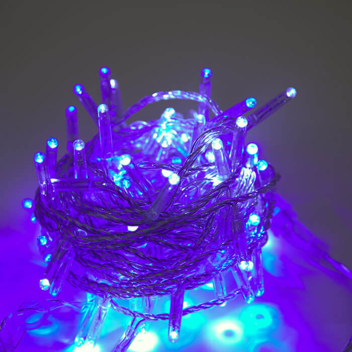 

Светодиодная гирлянда Нить 220V разноцветная без мерцания 05-1978 LED-BS100-10-220-W-T-B-C