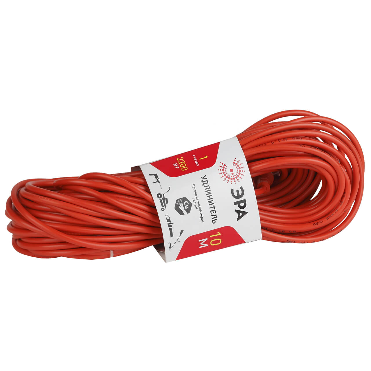 

Удлинитель ЭРА UP-1-2x1.0-10m