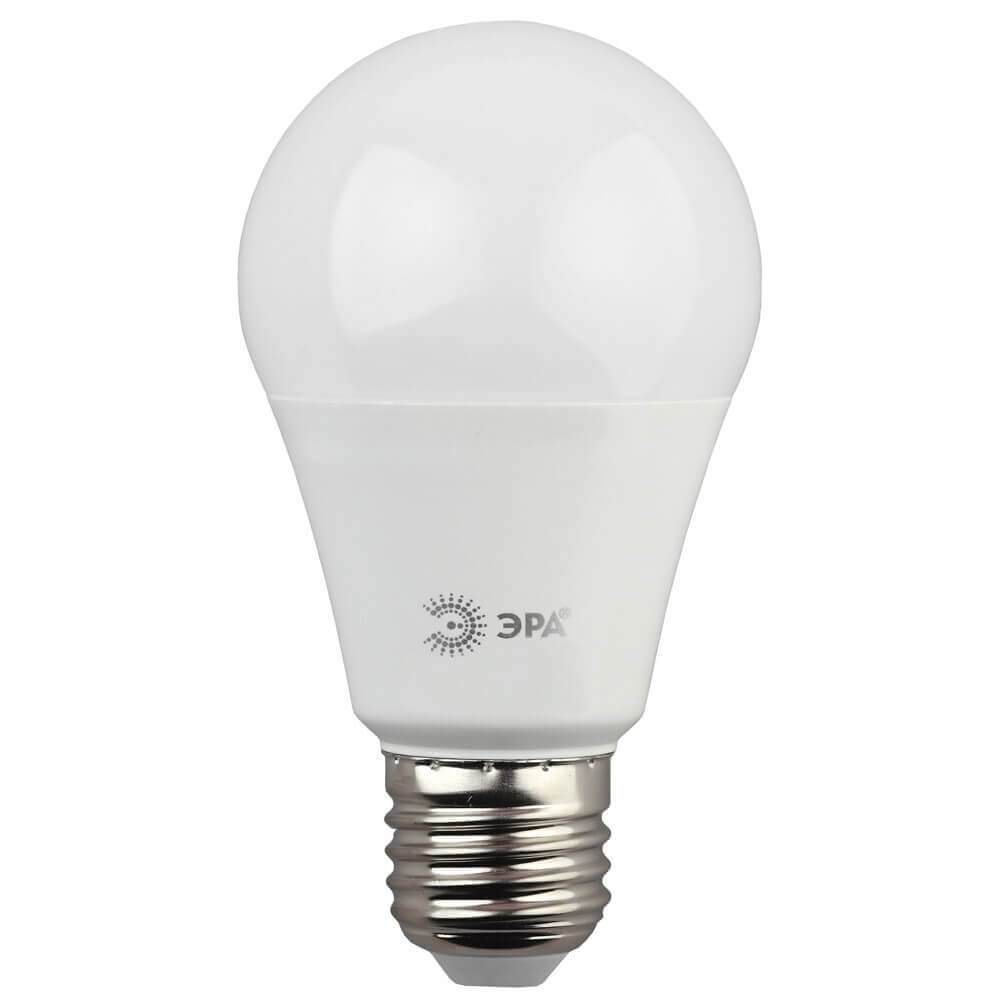 

Лампа светодиодная ЭРА E27 15W 2700K матовая LED A60-15W-827-E27