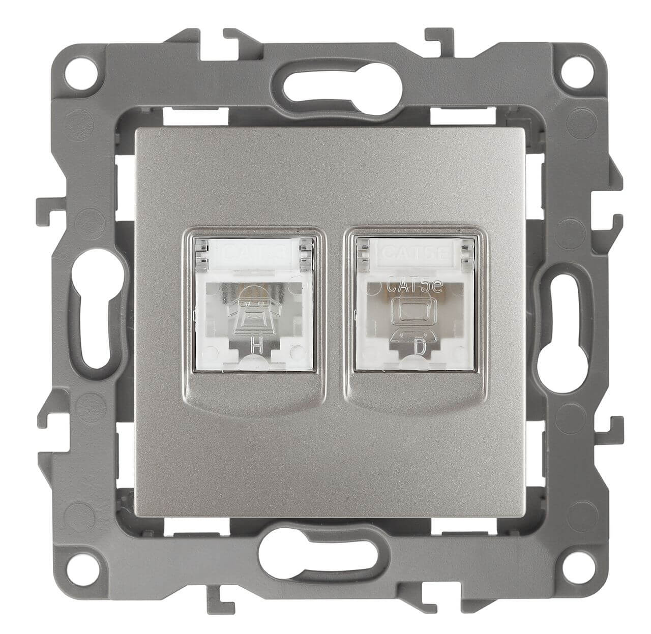 

Розетка комбинированная RJ45+RJ11 ЭРА 12 12-3109-15