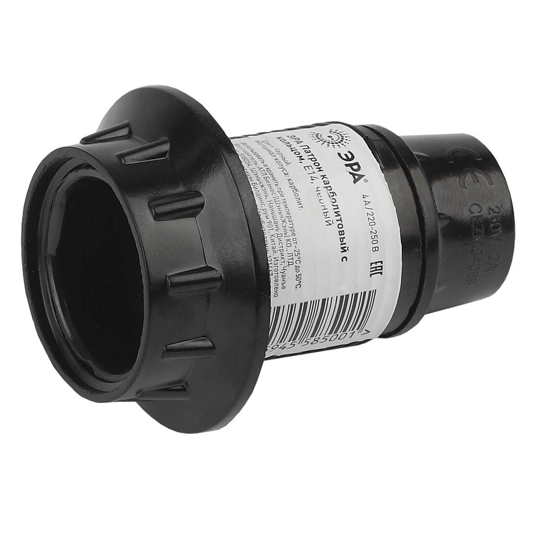 

Патрон карболитовый ЭРА E14-R (CARB) Б0027988, Черный, E14-R (CARB)